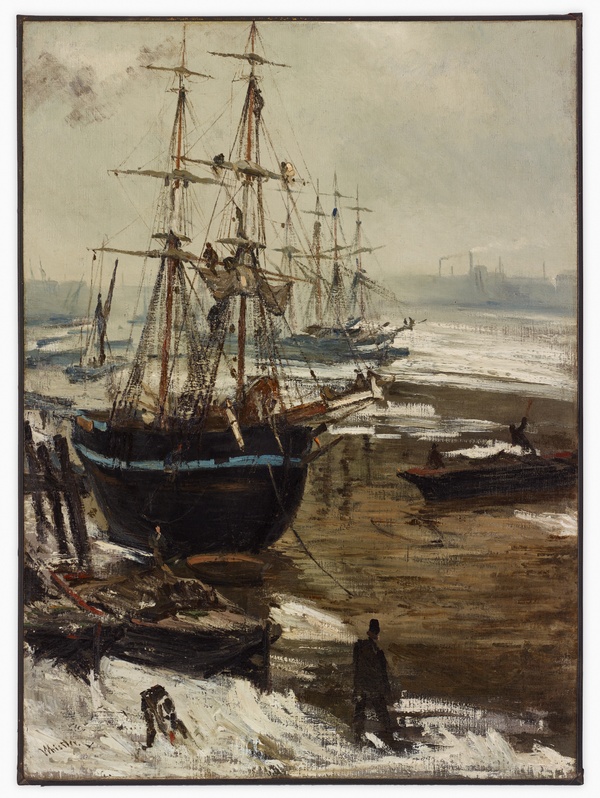 The Thames in Ice - James McNeill Whistler (1860)