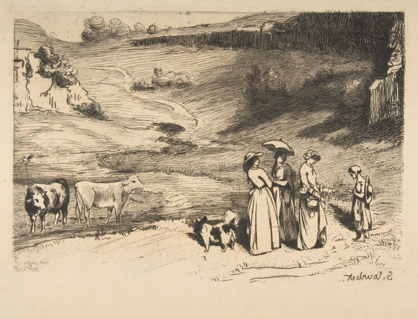 Les Demoiselles de village - Gustave Courbet (1852)