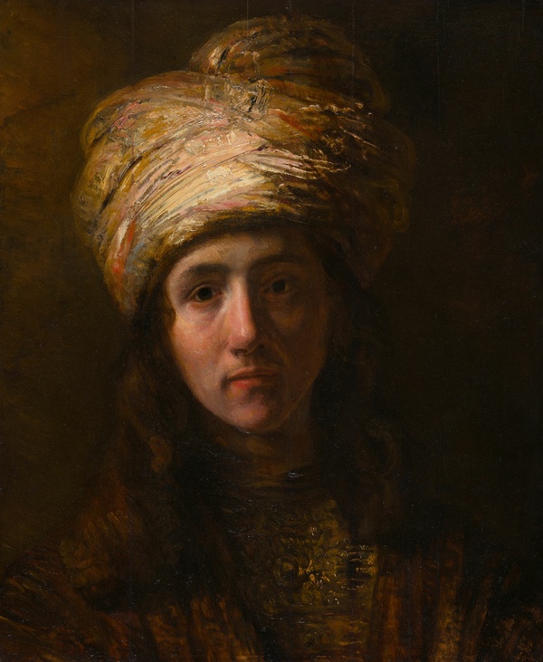 Young Man in a Turban - Follower of Rembrandt van Rijn (c. 1650)
