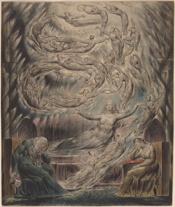 Queen Katherine's Dream - William Blake (c. 1825)