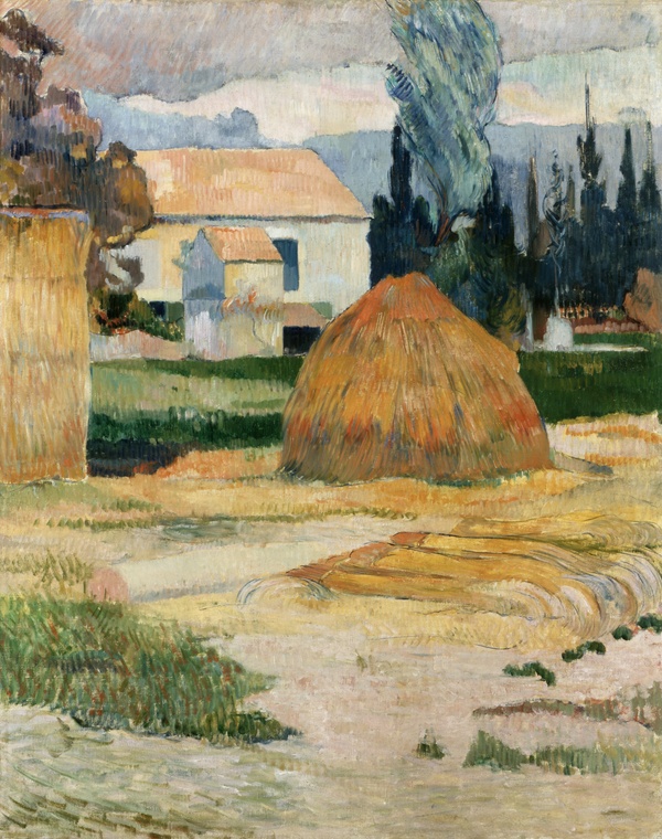 Landscape near Arles - Paul Gauguin (1888)