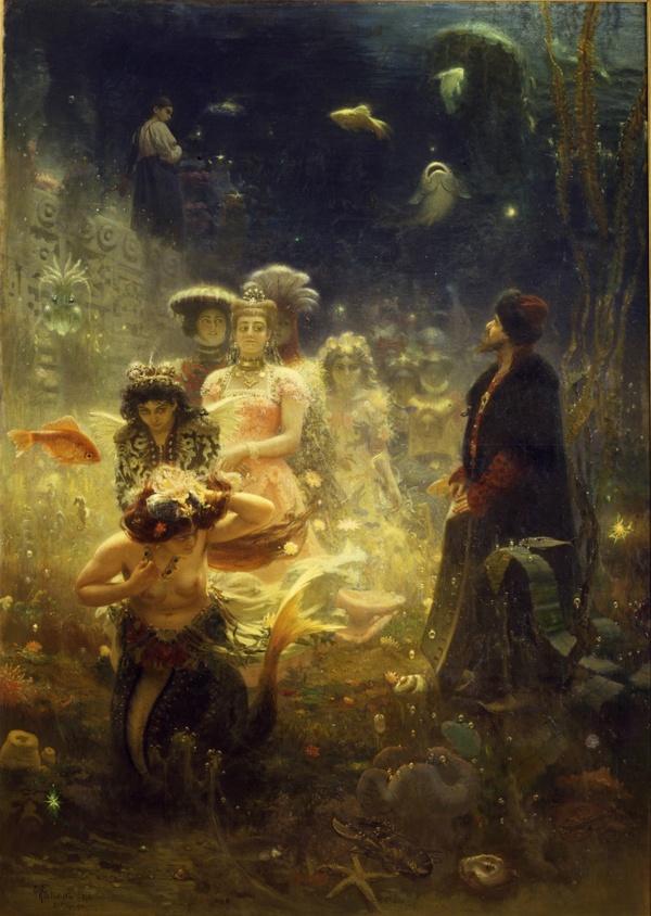 Sadko in the Underwater Kingdom - Ilya Repin (1876)