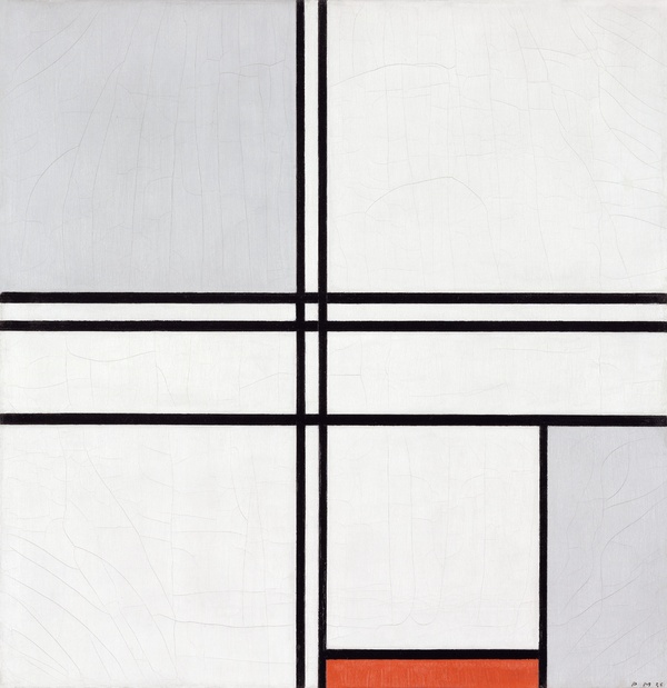 Composition (No. 1) Gray-Red - Piet Mondrian (1935)