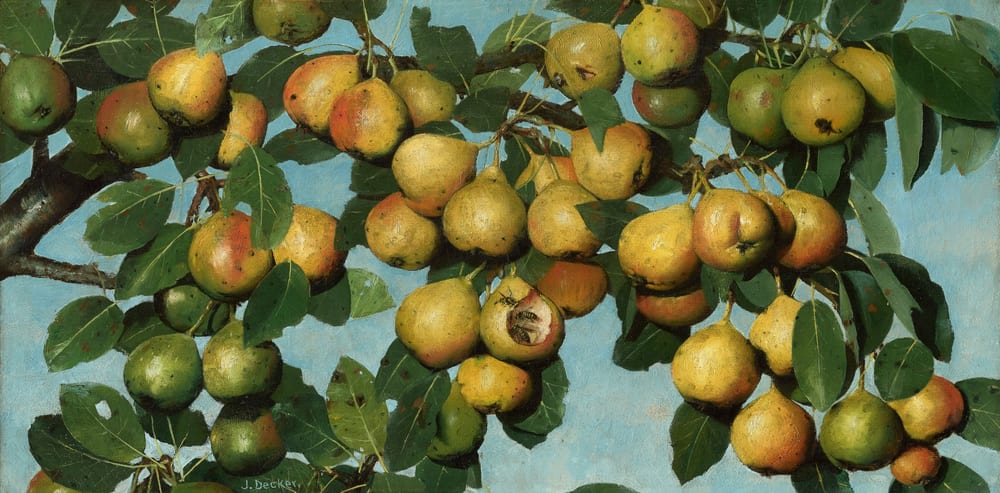 Ripening Pears - Joseph Decker (1885)