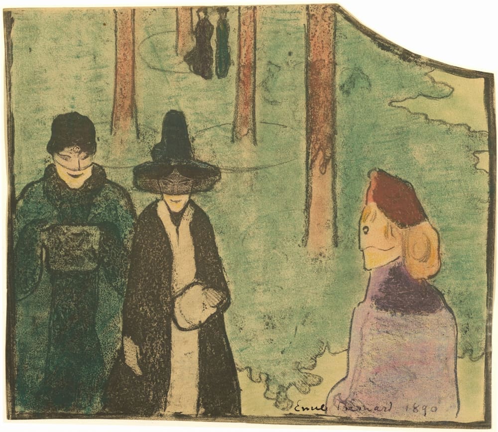 La Promenade - Émile Bernard (1894)