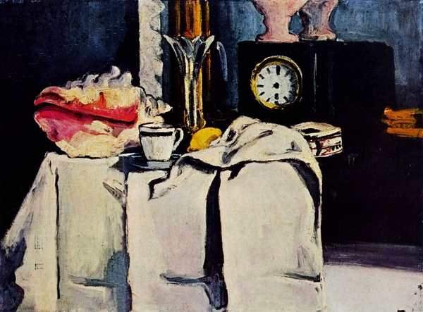 The Black Marble Clock (La Pendule noire) - Paul Cézanne (1869-1871)