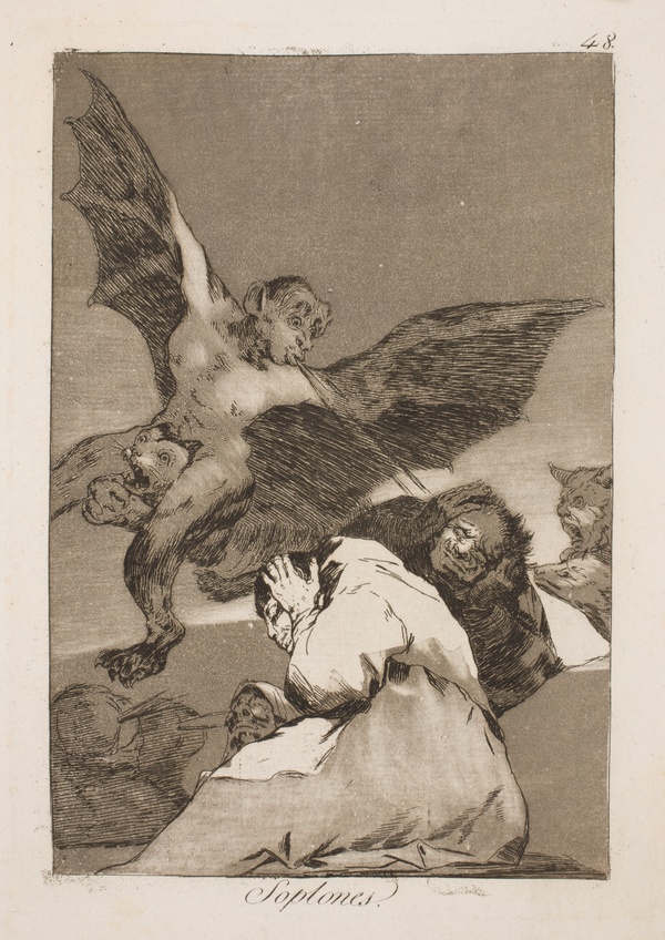 They Blow Into Their Ears - Francisco Goya (1797–1799)