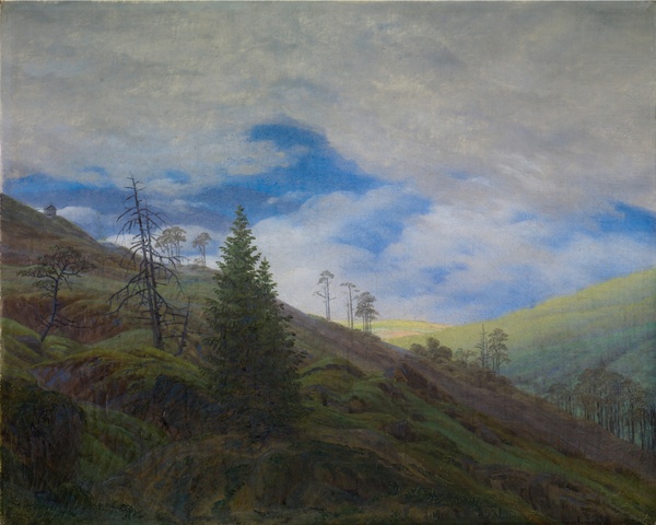 Sunburst in the Riesengebirge - Caspar David Friedrich (1835)