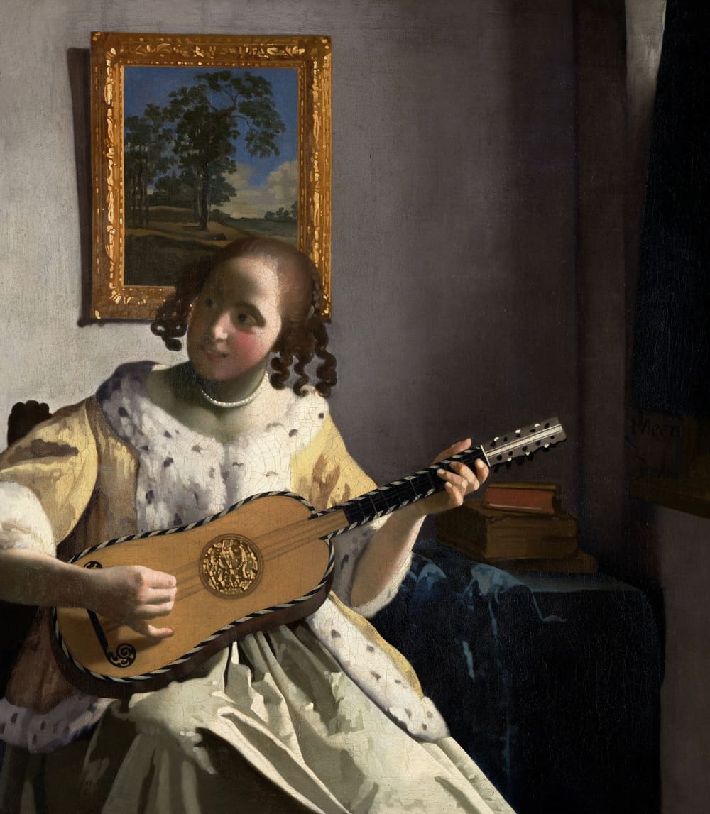 The Guitar Player - Johannes Vermeer (c. 1672)