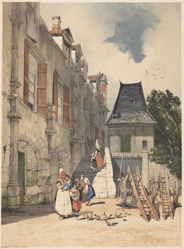 L'Abbaye St. Amand, Rouen - Thomas Shotter Boys (1839)