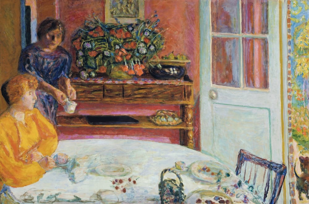 The Dining Room, Vernonnet - Pierre Bonnard (1916)