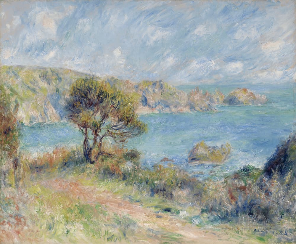 View at Guernsey - Pierre-Auguste Renoir (1883)