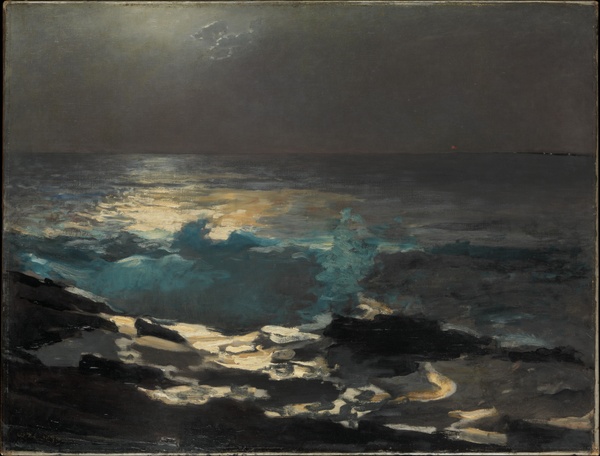Moonlight, Wood Island Light - Winslow Homer (1894)