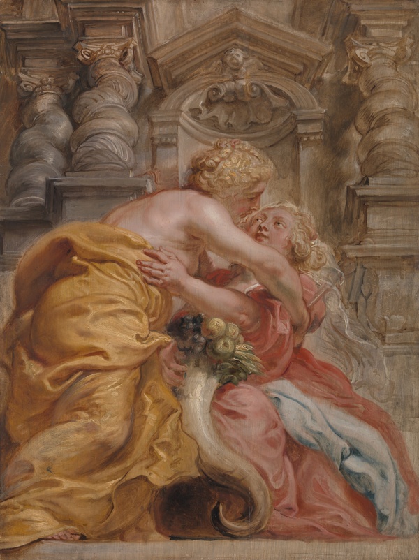 Peace Embracing Plenty - Peter Paul Rubens (1633–1634)