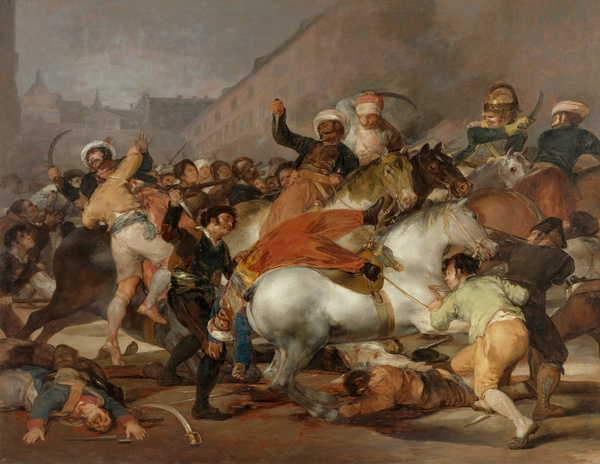 El dos de mayo de 1808 en Madrid (The Second of May 1808) - Francisco Goya (1814)
