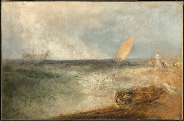 View off Margate, Evening - J.M.W. Turner (c. 1840)