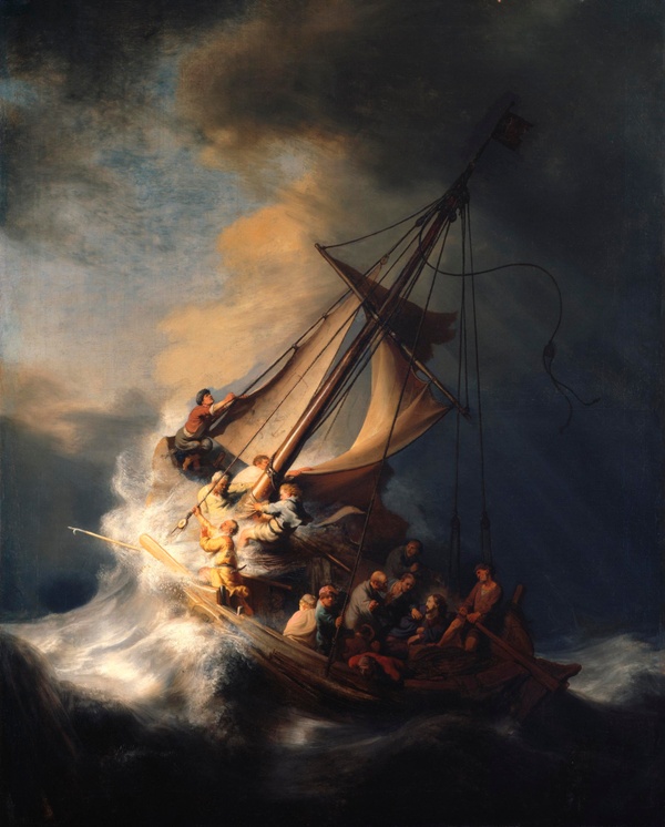 Christ in the Storm on the Sea of Galilee - Rembrandt van Rijn (1633)