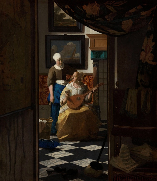 The Love Letter - Johannes Vermeer (ca. 1669–1670)