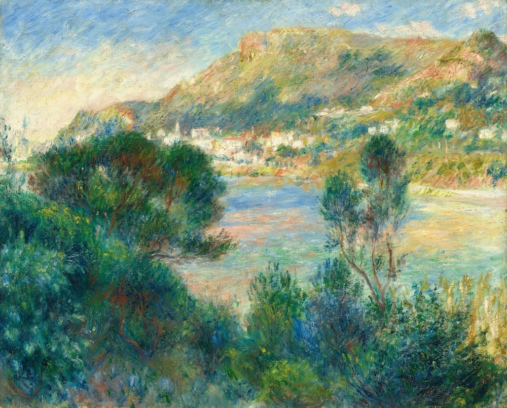 View of Monte Carlo from Cap Martin - Pierre-Auguste Renoir (c. 1884)
