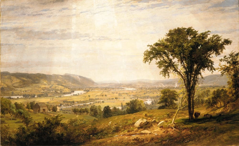 Wyoming Valley, Pennsylvania - Jasper Francis Cropsey (1864)