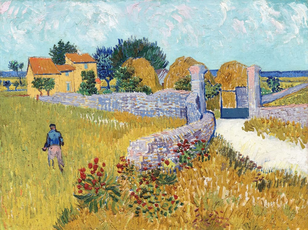 Farmhouse in Provence - Vincent van Gogh (1888)