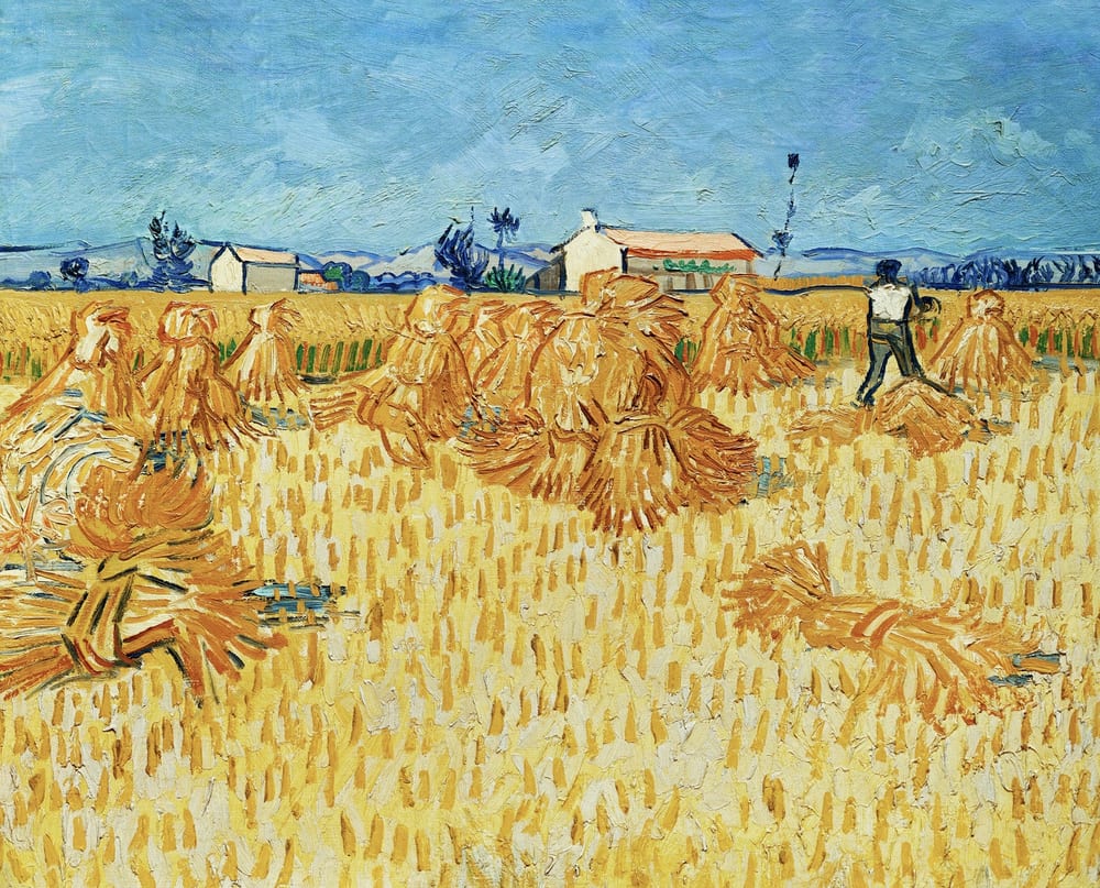 The Harvest (La Moisson) - Vincent van Gogh (1888)