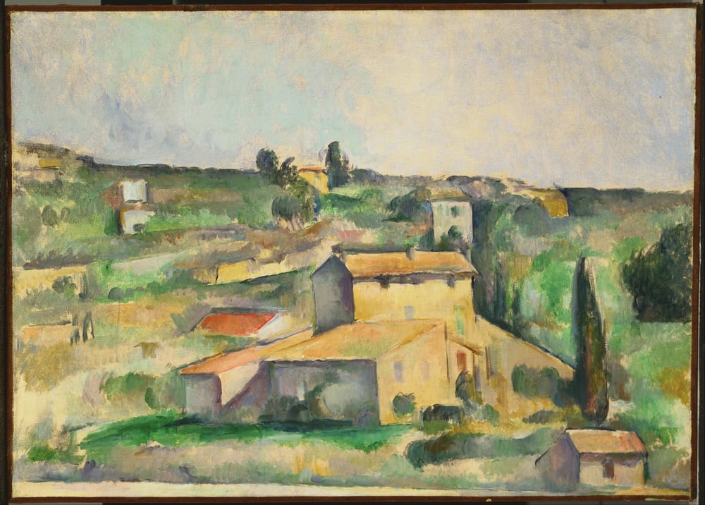 Fields at Bellevue - Paul Cézanne (1892–1895)