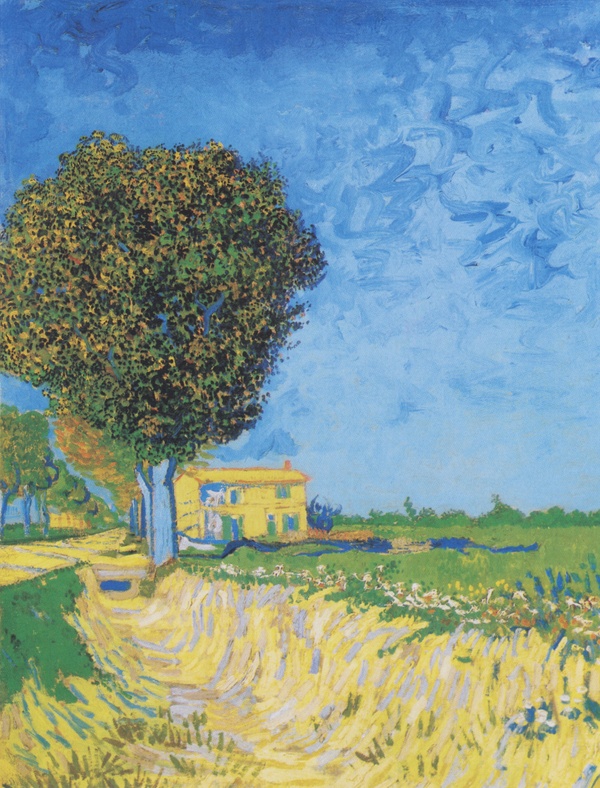 L'Allée des Alyscamps (The Avenue of Les Alyscamps) - Vincent van Gogh (1888)