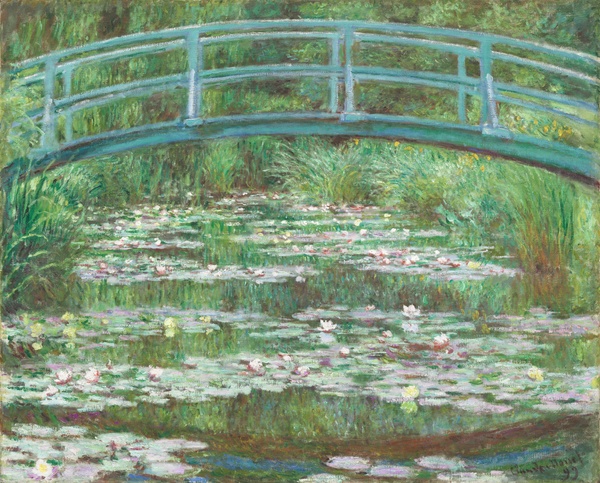 The Japanese Footbridge - Claude Monet (1899)