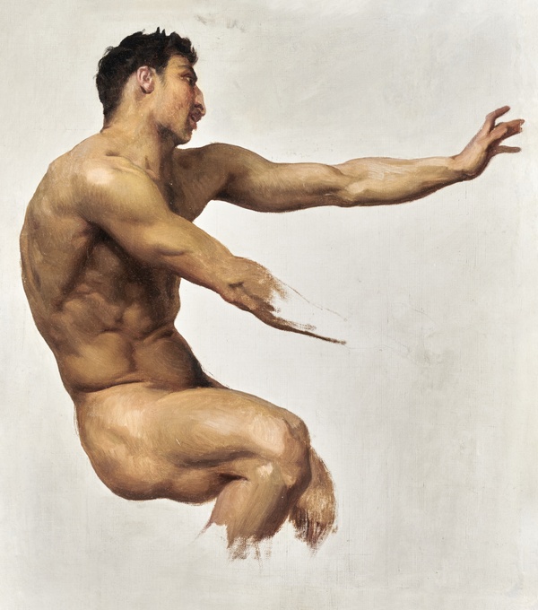 Study for Nymphs and Satyr - William-Adolphe Bouguereau (c. 1873)