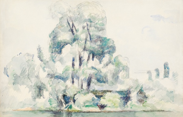 Banks of the Seine at Médan - Paul Cézanne (ca. 1880–1885)