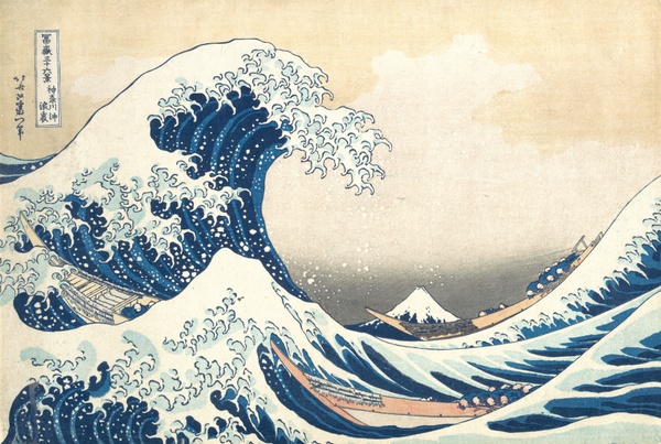 The Great Wave off Kanagawa - Katsushika Hokusai (1831)