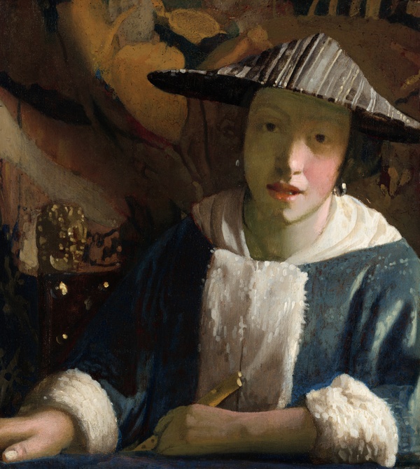 Girl with a Flute - Johannes Vermeer (ca. 1665–1675)