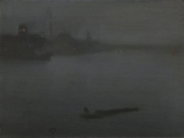 Nocturne in Blue and Silver - James McNeill Whistler (1871/1872)