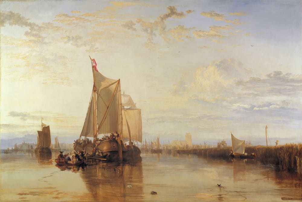 Dort or Dordrecht: The Dort Packet-Boat from Rotterdam Becalmed - J.M.W. Turner (1818)