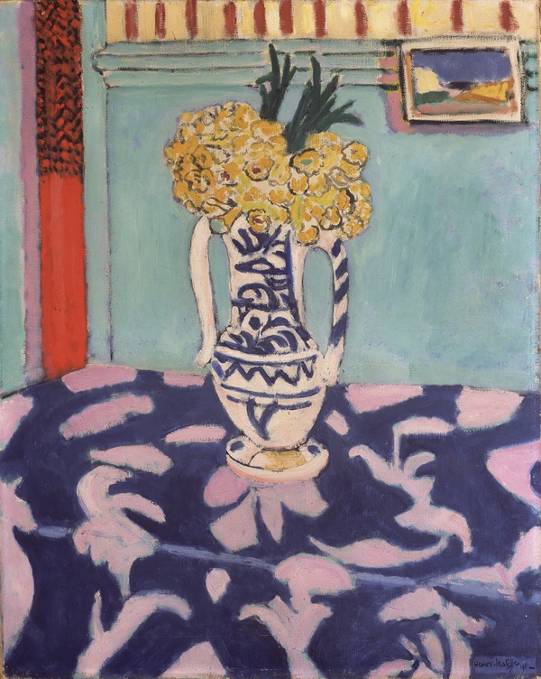 Les coucous, tapis bleu et rose - Henri Matisse (1911)