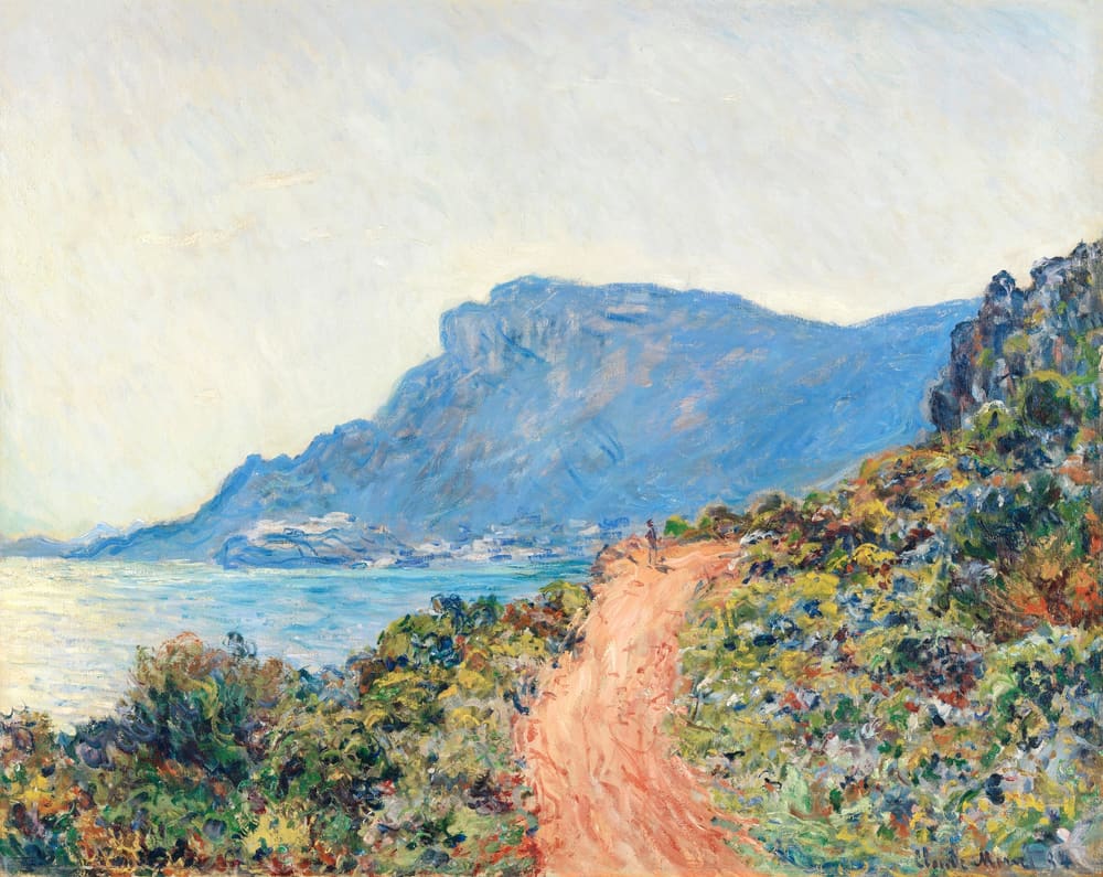 La Corniche near Monaco - Claude Monet (1884)