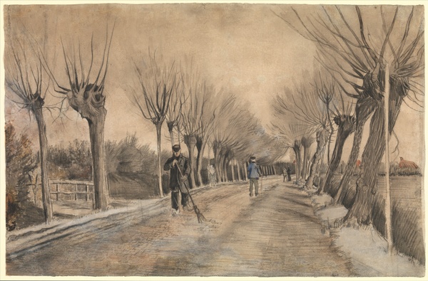 Road in Etten - Vincent van Gogh (1881)