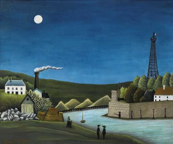 La Seine à Suresnes - Henri Rousseau (c. 1886)