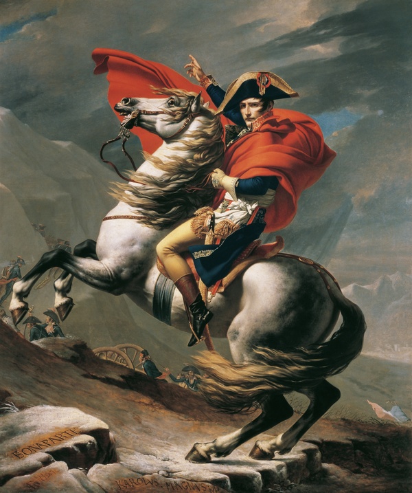 Napoleon Crossing the Alps - Jacques-Louis David (1801–1805)