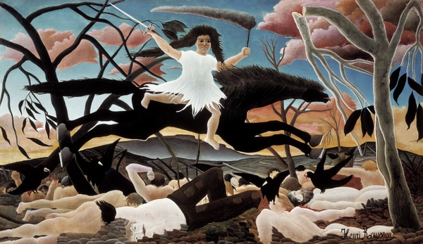 War (La Guerre) - Henri Rousseau (1894)