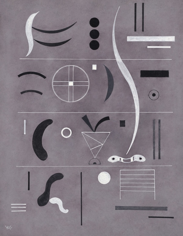Four Parts - Wassily Kandinsky (1932)